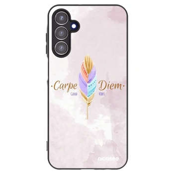 Picasee fekete szilikon tok az alábbi mobiltelefonokra Samsung Galaxy A15 A155F 4G - Carpe Diem