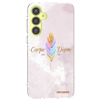 Picasee átlátszó szilikon tok az alábbi mobiltelefonokra Samsung Galaxy A35 5G A356B - Carpe Diem