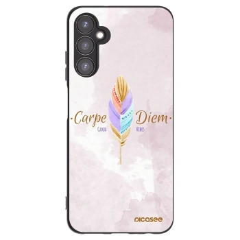 Picasee fekete szilikon tok az alábbi mobiltelefonokra Samsung Galaxy A05s A057G - Carpe Diem