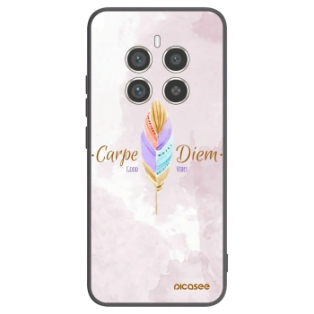Picasee fekete szilikon tok az alábbi mobiltelefonokra Realme 12 Pro 5G - Carpe Diem