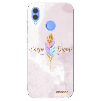 Picasee átlátszó szilikon tok az alábbi mobiltelefonokra Honor 10 Lite - Carpe Diem