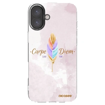 Picasee átlátszó szilikon tok az alábbi mobiltelefonokra Apple iPhone 16 Plus - Carpe Diem