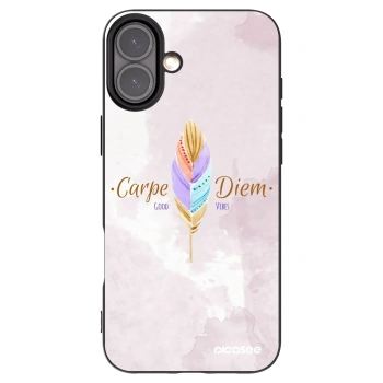 Picasee fekete szilikon tok az alábbi mobiltelefonokra Apple iPhone 16 Plus - Carpe Diem