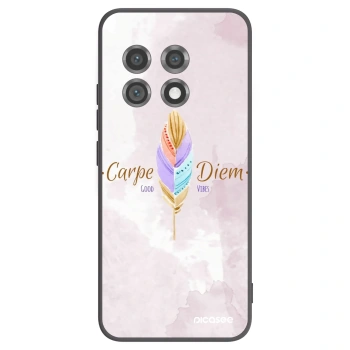 Picasee fekete szilikon tok az alábbi mobiltelefonokra OnePlus 11 5G - Carpe Diem