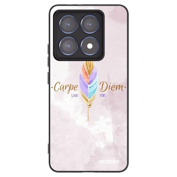 Picasee fekete szilikon tok az alábbi mobiltelefonokra Xiaomi 14T Pro - Carpe Diem