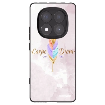 Picasee fekete szilikon tok az alábbi mobiltelefonokra Xiaomi Redmi Note 14 Pro 5G - Carpe Diem