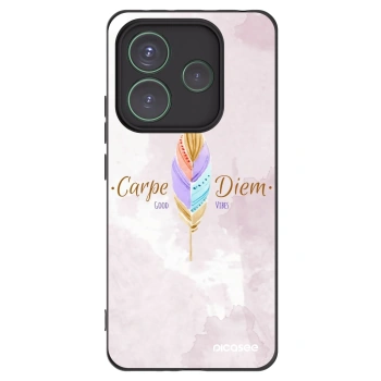 Picasee fekete szilikon tok az alábbi mobiltelefonokra Xiaomi Redmi Note 14 5G - Carpe Diem