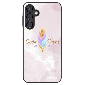 Picasee fekete szilikon tok az alábbi mobiltelefonokra Samsung Galaxy A16 5G - Carpe Diem