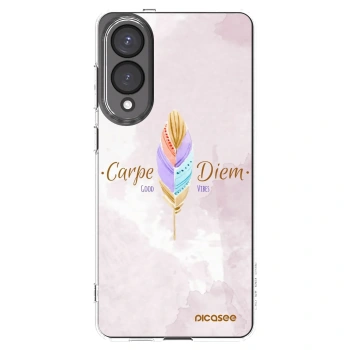 Picasee átlátszó szilikon tok az alábbi mobiltelefonokra Samsung Galaxy S25 Edge 5G - Carpe Diem