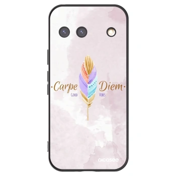 Picasee fekete szilikon tok az alábbi mobiltelefonokra Google Pixel 9 - Carpe Diem