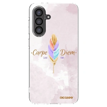 Picasee átlátszó szilikon tok az alábbi mobiltelefonokra Samsung Galaxy A56 5G A566B - Carpe Diem