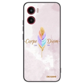 Picasee fekete szilikon tok az alábbi mobiltelefonokra Motorola Moto G05 - Carpe Diem