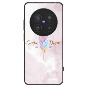 Picasee fekete szilikon tok az alábbi mobiltelefonokra Vivo X200 Pro - Carpe Diem