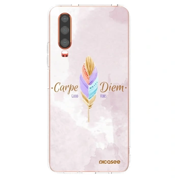 Picasee átlátszó szilikon tok az alábbi mobiltelefonokra Huawei P30 - Carpe Diem