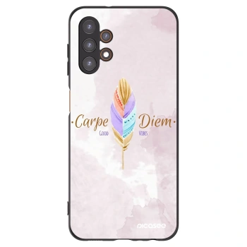 Picasee fekete szilikon tok az alábbi mobiltelefonokra Samsung Galaxy A13 5G - Carpe Diem