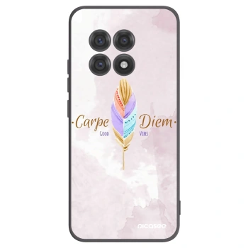 Picasee fekete szilikon tok az alábbi mobiltelefonokra OnePlus 13R 5G - Carpe Diem