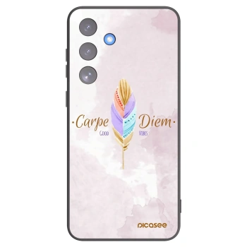 Picasee fekete szilikon tok az alábbi mobiltelefonokra Samsung Galaxy S25 FE 5G - Carpe Diem
