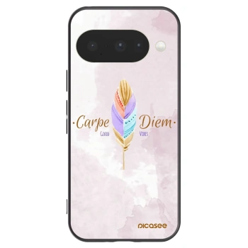 Picasee fekete szilikon tok az alábbi mobiltelefonokra Google Pixel 10 - Carpe Diem