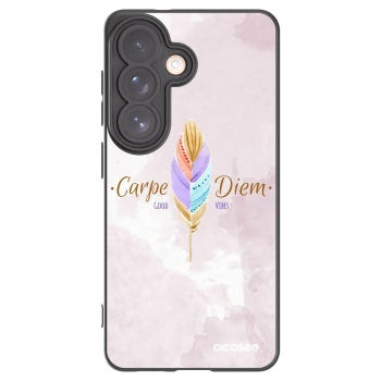 Picasee fekete szilikon tok az alábbi mobiltelefonokra Samsung Galaxy S26 - Carpe Diem