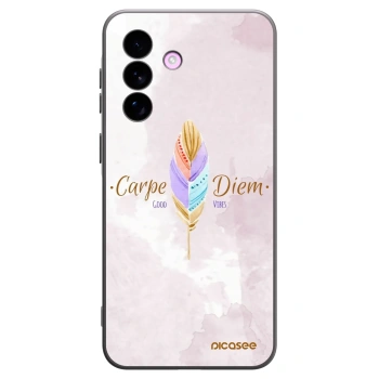 Picasee fekete szilikon tok az alábbi mobiltelefonokra Samsung Galaxy A57 5G - Carpe Diem