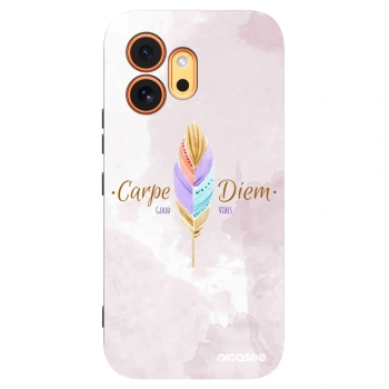 Picasee fekete szilikon tok az alábbi mobiltelefonokra Honor 600 - Carpe Diem