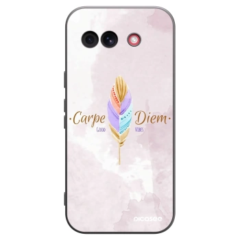 Picasee fekete szilikon tok az alábbi mobiltelefonokra Google Pixel 10a - Carpe Diem