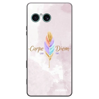Picasee fekete szilikon tok az alábbi mobiltelefonokra Sony Xperia 10 VII - Carpe Diem