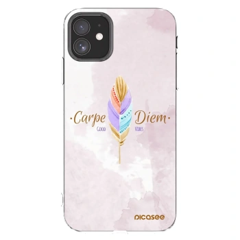 Picasee átlátszó szilikon tok az alábbi mobiltelefonokra Apple iPhone 11 - Carpe Diem