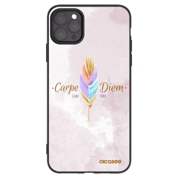 Picasee fekete szilikon tok az alábbi mobiltelefonokra Apple iPhone 11 Pro Max - Carpe Diem