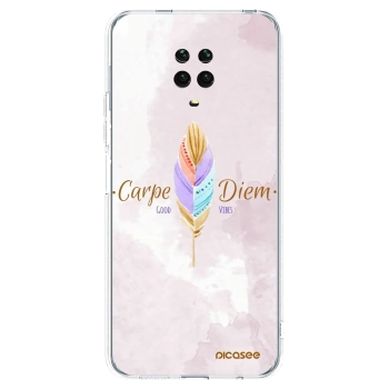 Picasee átlátszó szilikon tok az alábbi mobiltelefonokra Xiaomi Redmi Note 9 Pro - Carpe Diem