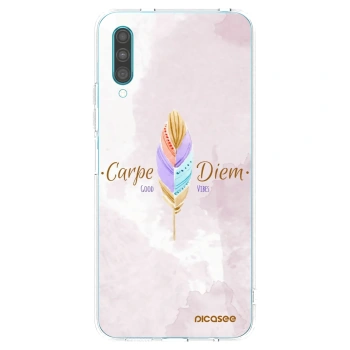 Picasee átlátszó szilikon tok az alábbi mobiltelefonokra Samsung Galaxy A30s A307F - Carpe Diem