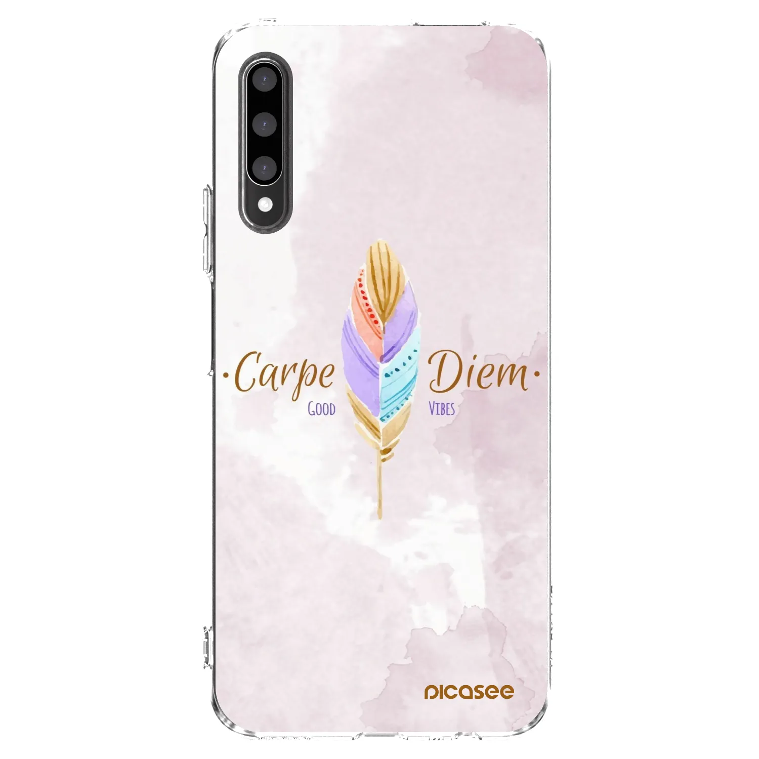 Picasee átlátszó szilikon tok az alábbi mobiltelefonokra Honor 9X Pro - Carpe Diem