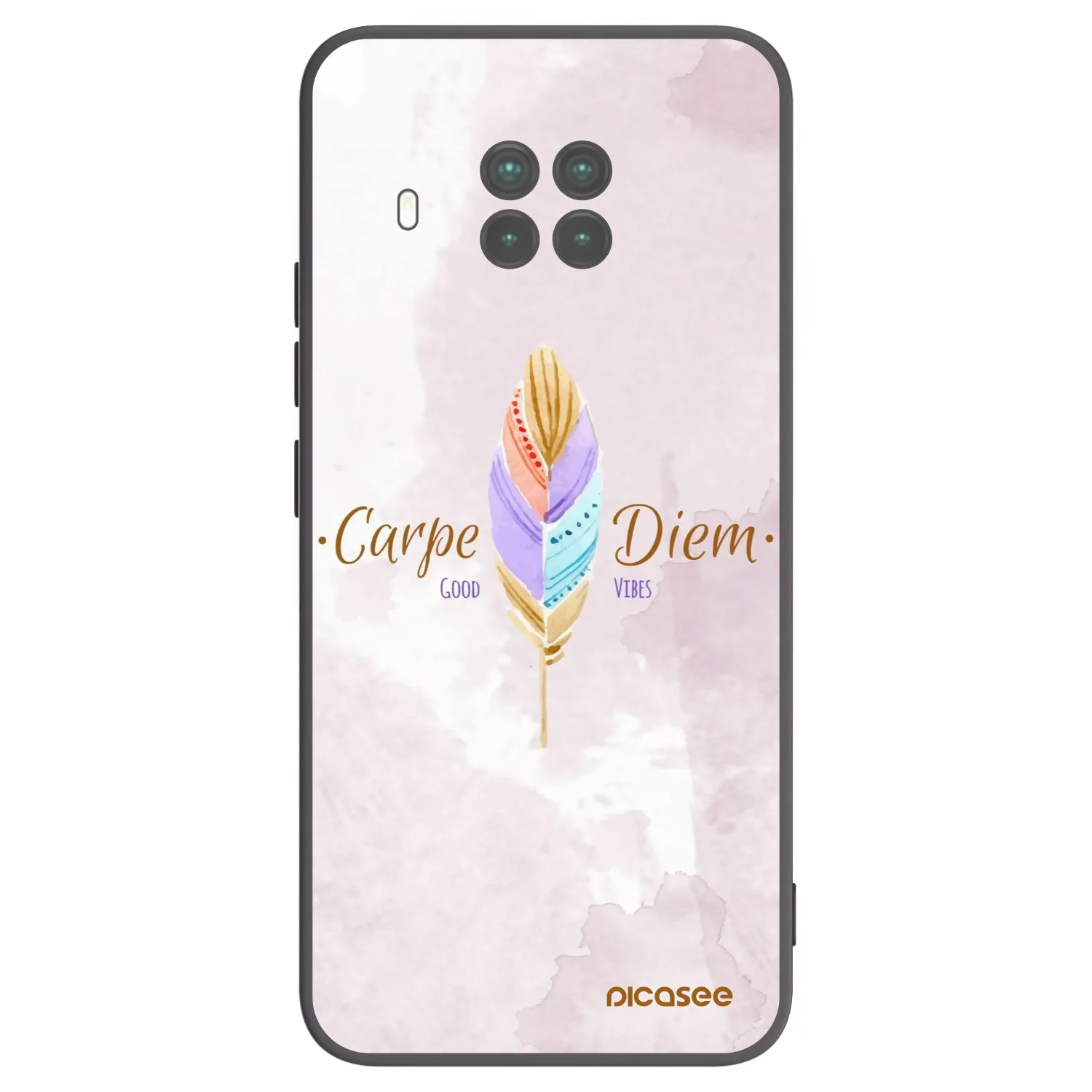 Picasee fekete szilikon tok az alábbi mobiltelefonokra Xiaomi Mi 10T Lite - Carpe Diem