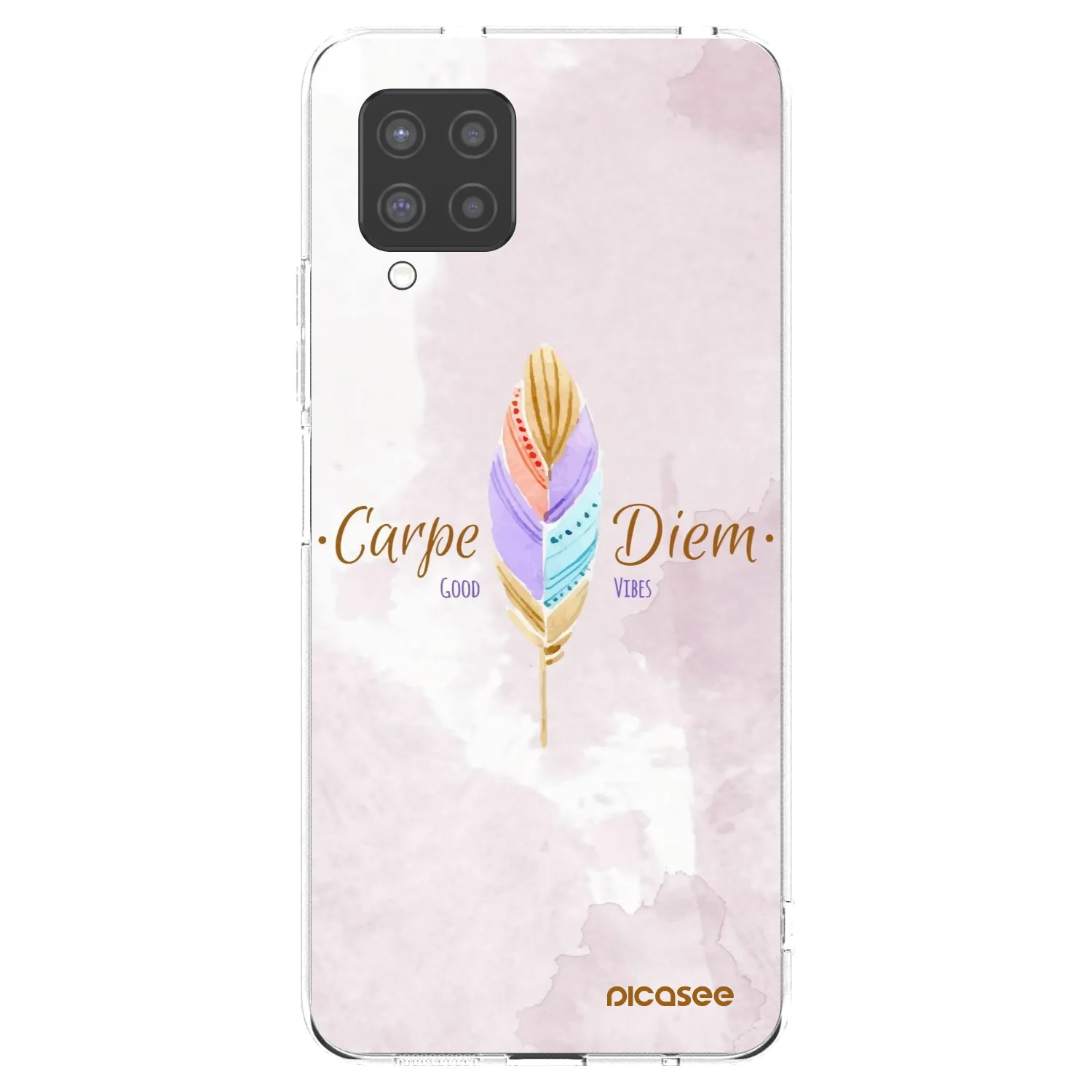 Picasee átlátszó szilikon tok az alábbi mobiltelefonokra Samsung Galaxy A42 A426B - Carpe Diem