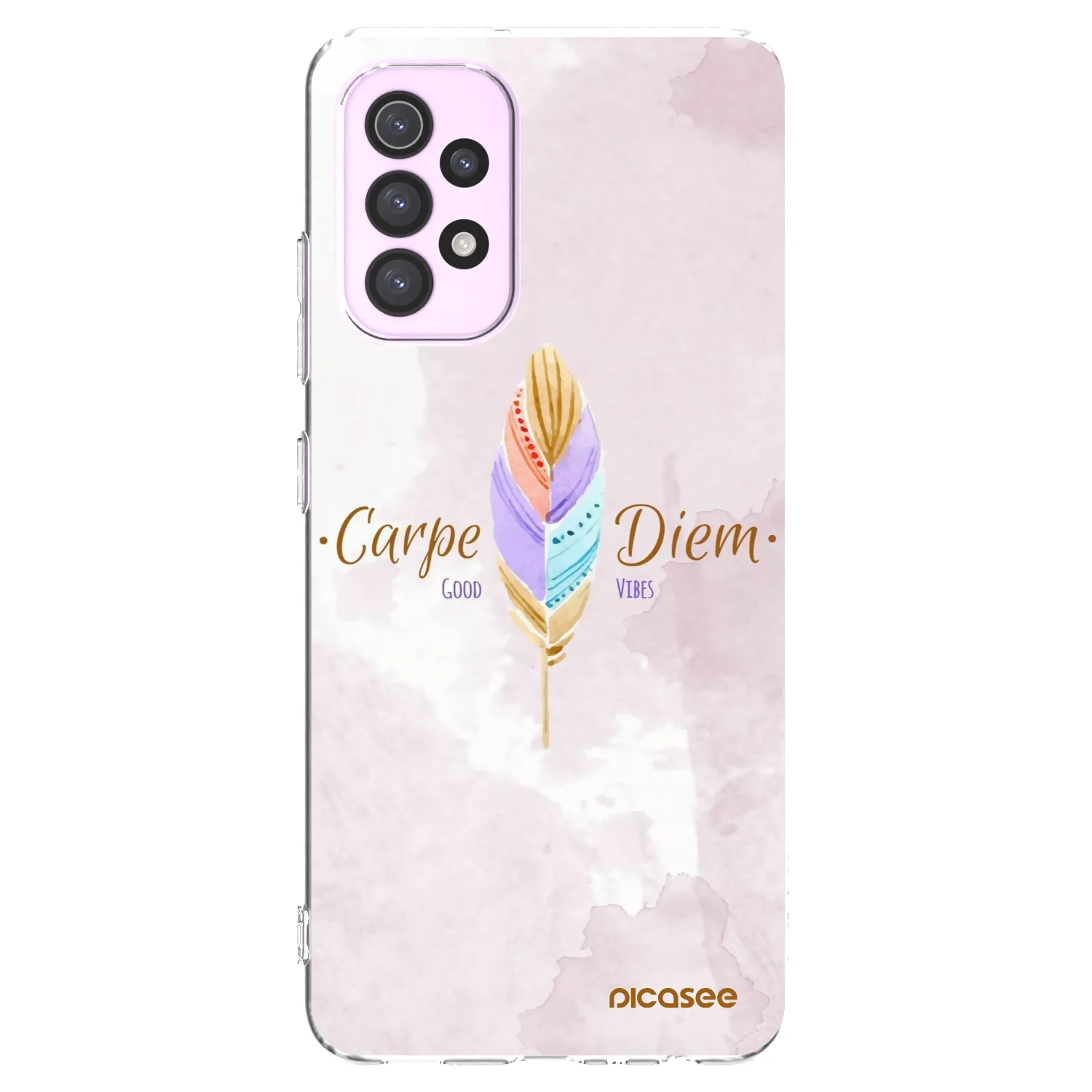 Picasee átlátszó szilikon tok az alábbi mobiltelefonokra Samsung Galaxy A32 5G A326B - Carpe Diem