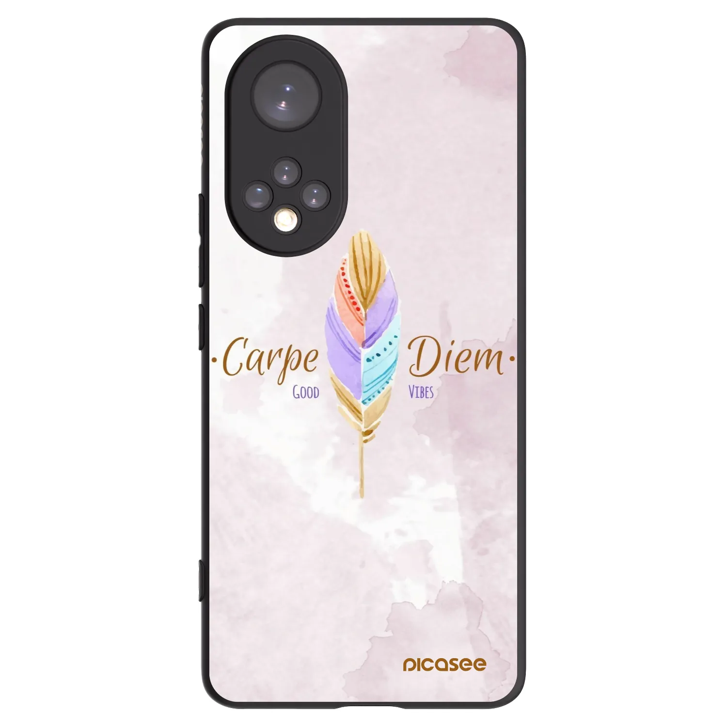 Picasee fekete szilikon tok az alábbi mobiltelefonokra Huawei Nova 9 - Carpe Diem