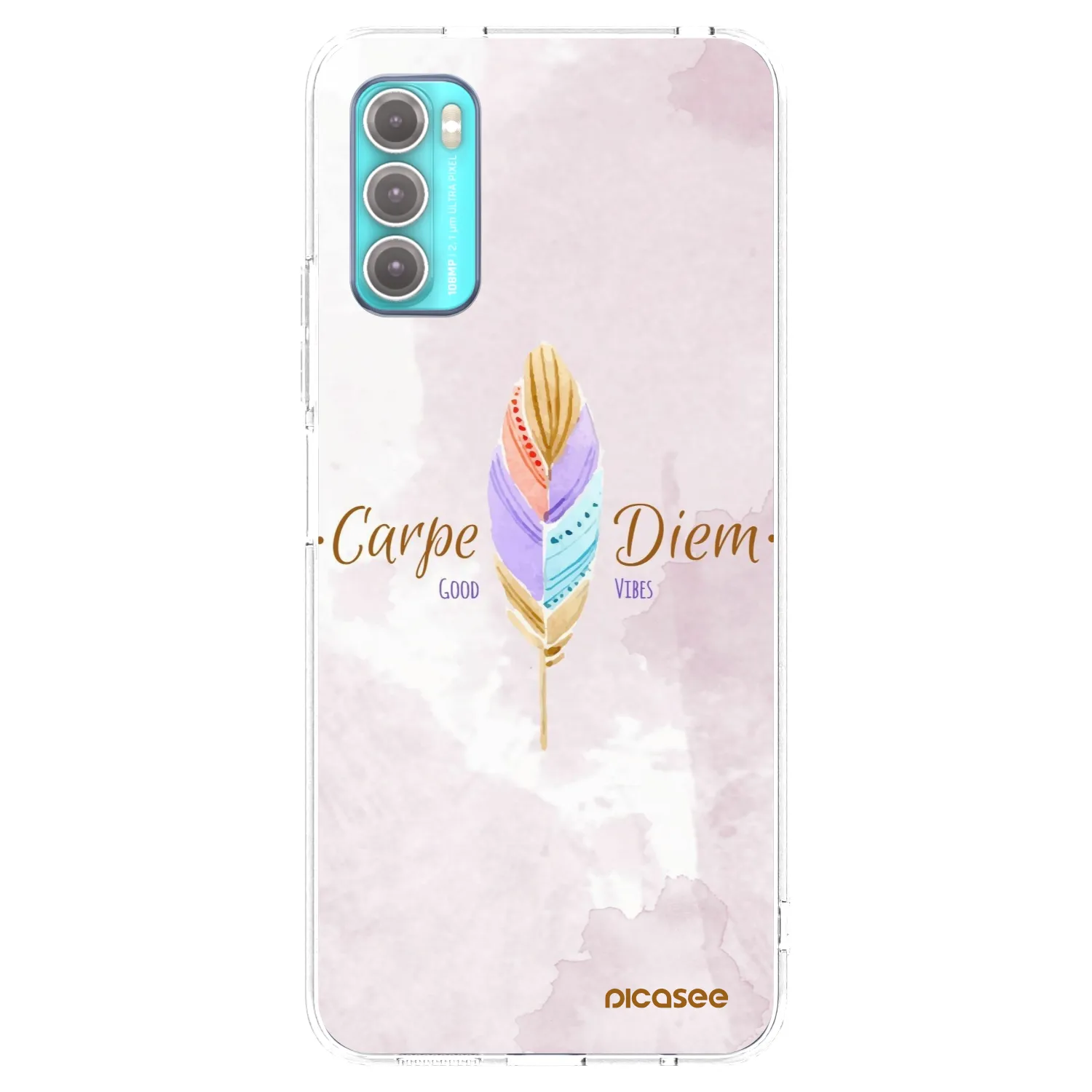 Picasee átlátszó szilikon tok az alábbi mobiltelefonokra Motorola Moto G60 - Carpe Diem