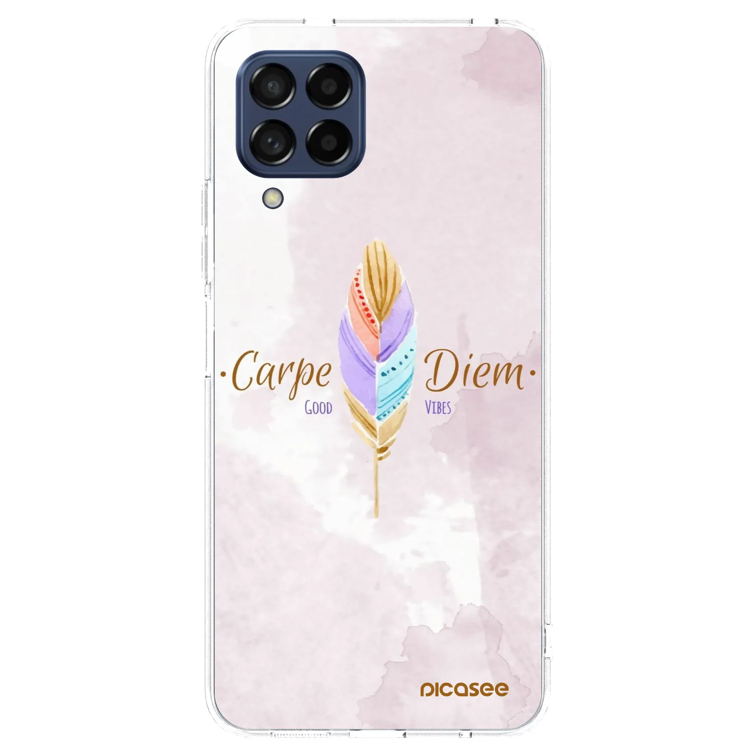 Picasee átlátszó szilikon tok az alábbi mobiltelefonokra Samsung Galaxy M53 5G - Carpe Diem