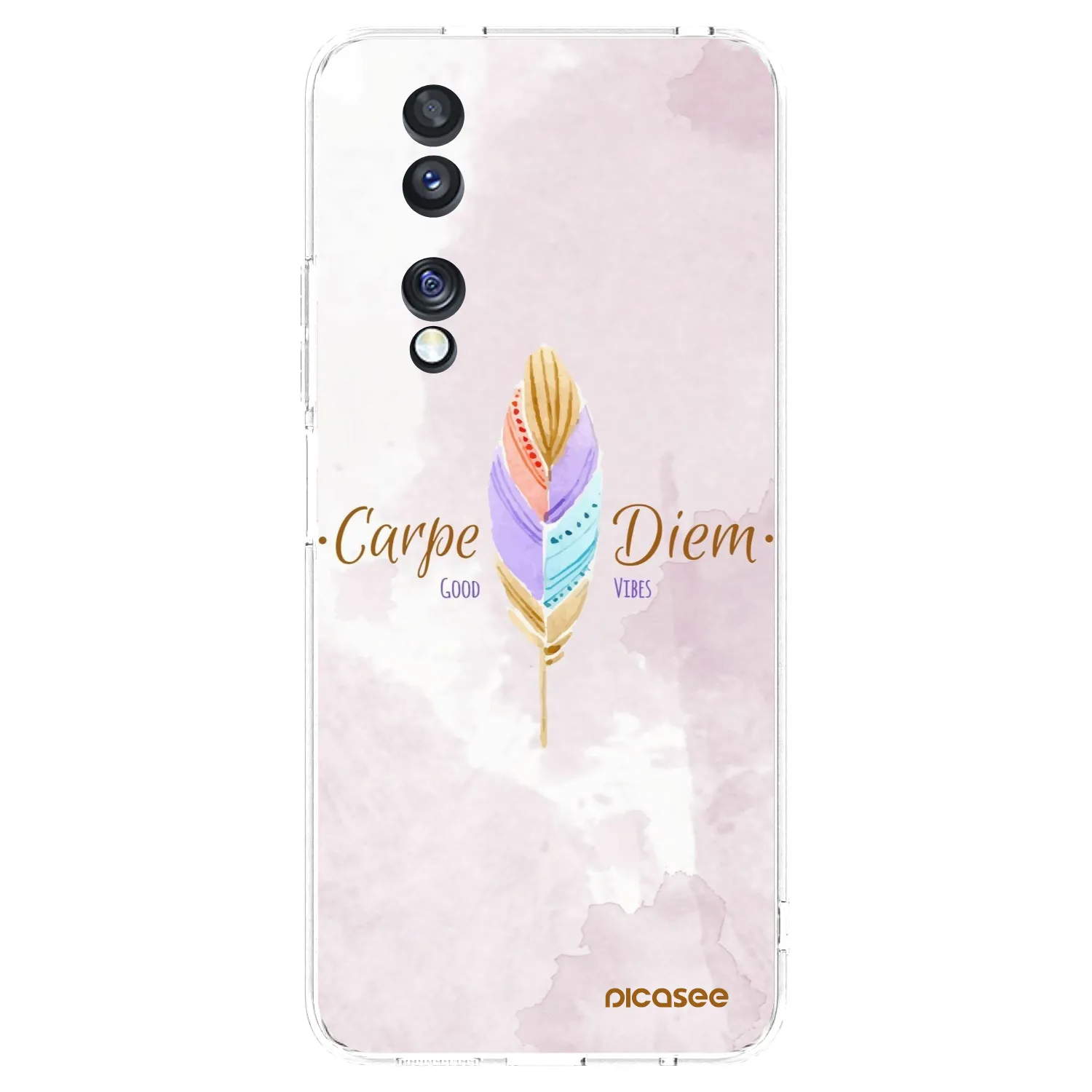 Picasee átlátszó szilikon tok az alábbi mobiltelefonokra Honor 70 - Carpe Diem
