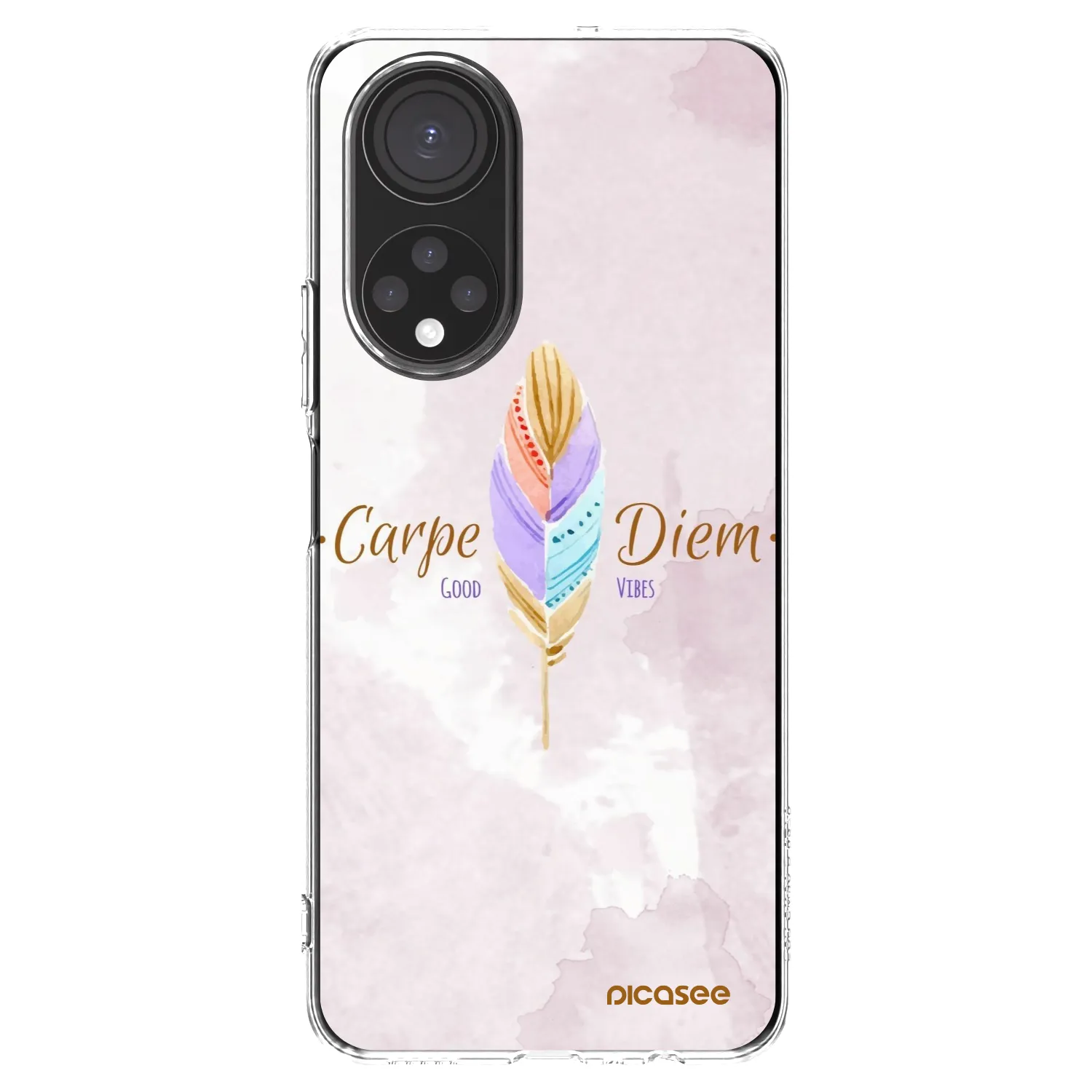 Picasee átlátszó szilikon tok az alábbi mobiltelefonokra Honor X7 - Carpe Diem