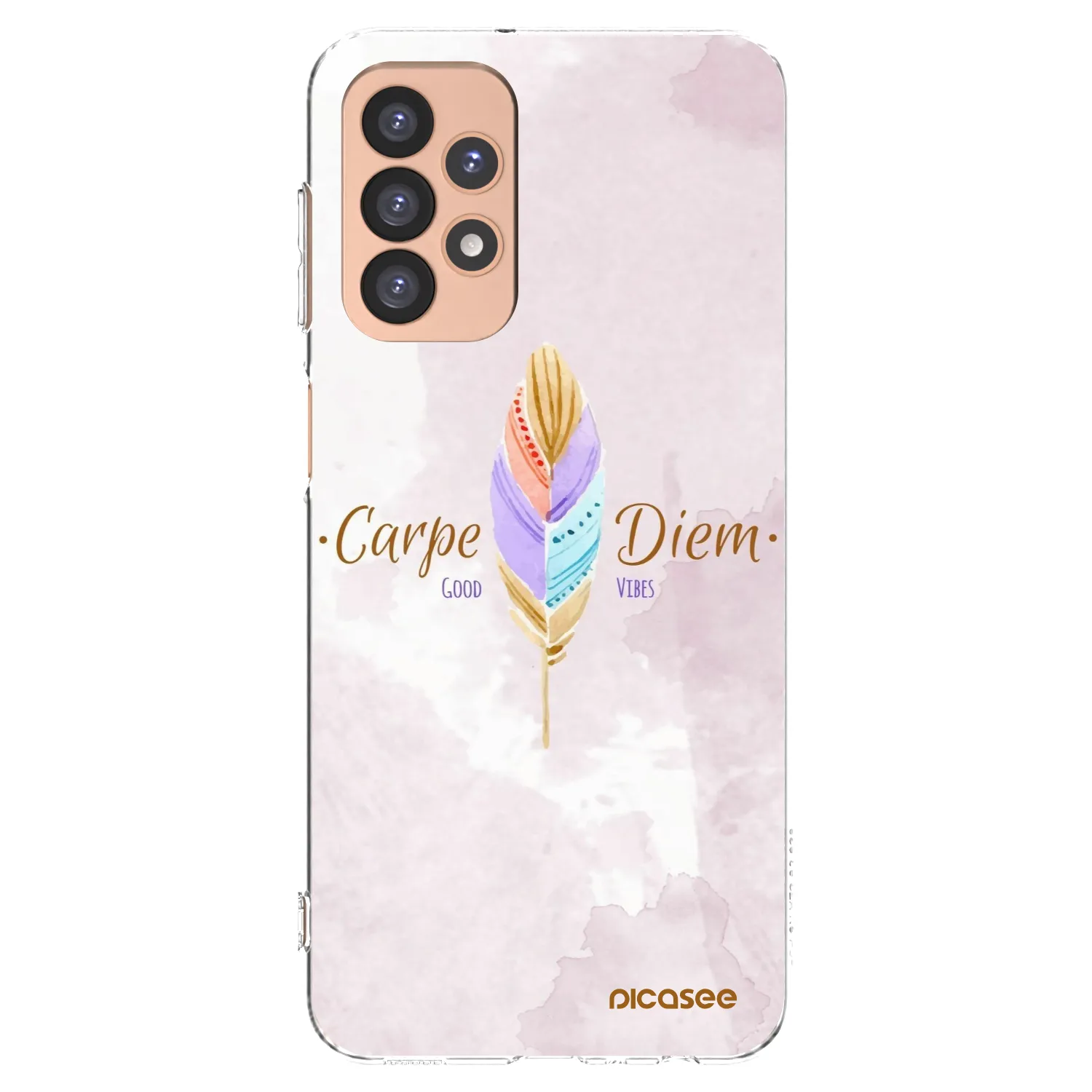 Picasee átlátszó szilikon tok az alábbi mobiltelefonokra Samsung Galaxy A23 A236B 5G - Carpe Diem