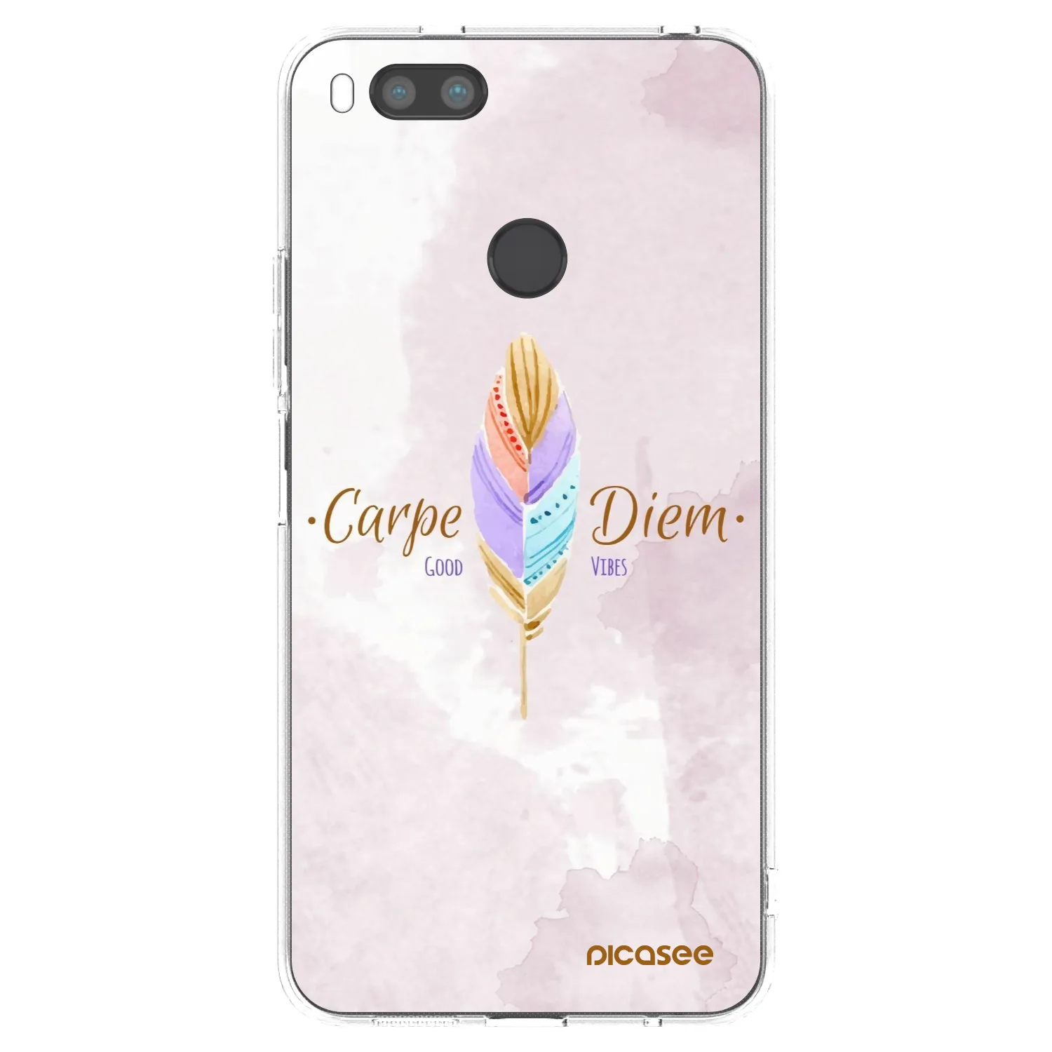 Picasee átlátszó szilikon tok az alábbi mobiltelefonokra Xiaomi Redmi A1 - Carpe Diem