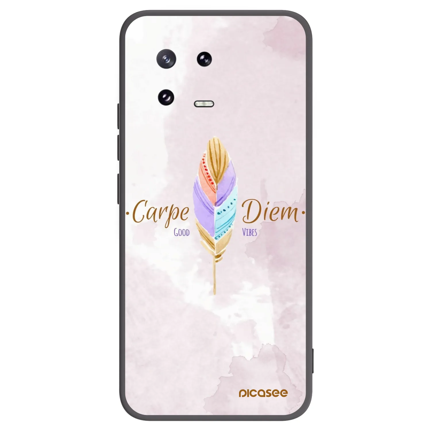 Picasee fekete szilikon tok az alábbi mobiltelefonokra Xiaomi 13 Pro - Carpe Diem