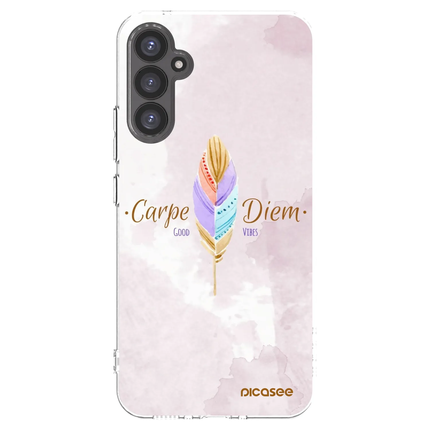 Picasee átlátszó szilikon tok az alábbi mobiltelefonokra Samsung Galaxy A34 5G A346B - Carpe Diem