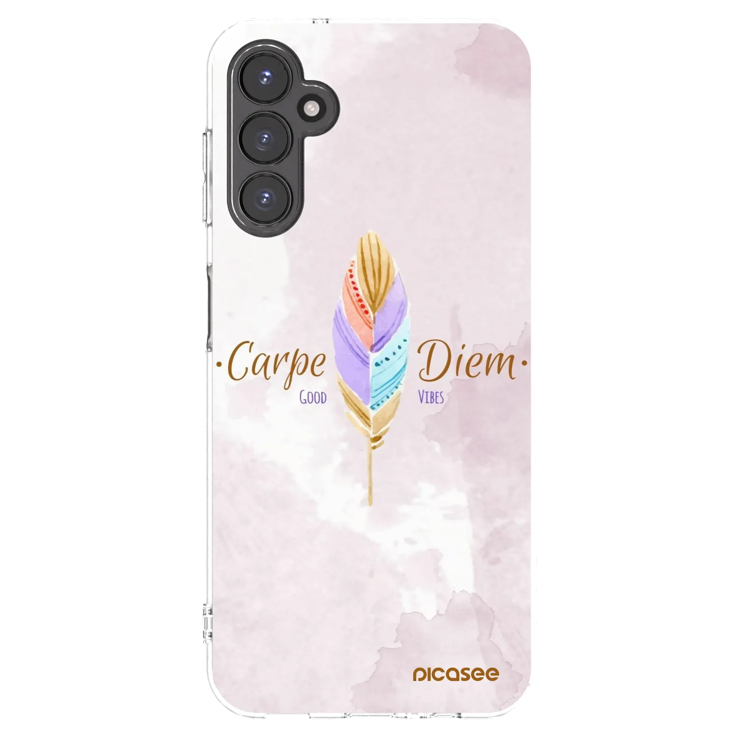 Picasee átlátszó szilikon tok az alábbi mobiltelefonokra Samsung Galaxy A14 4G A145R - Carpe Diem