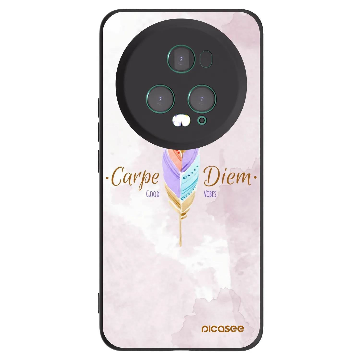 Picasee fekete szilikon tok az alábbi mobiltelefonokra Honor Magic5 Pro - Carpe Diem