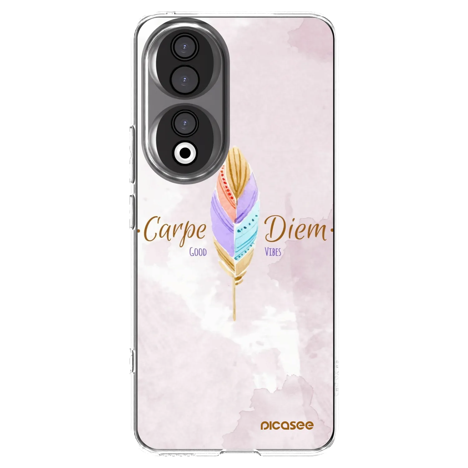 Picasee átlátszó szilikon tok az alábbi mobiltelefonokra Honor 90 5G - Carpe Diem