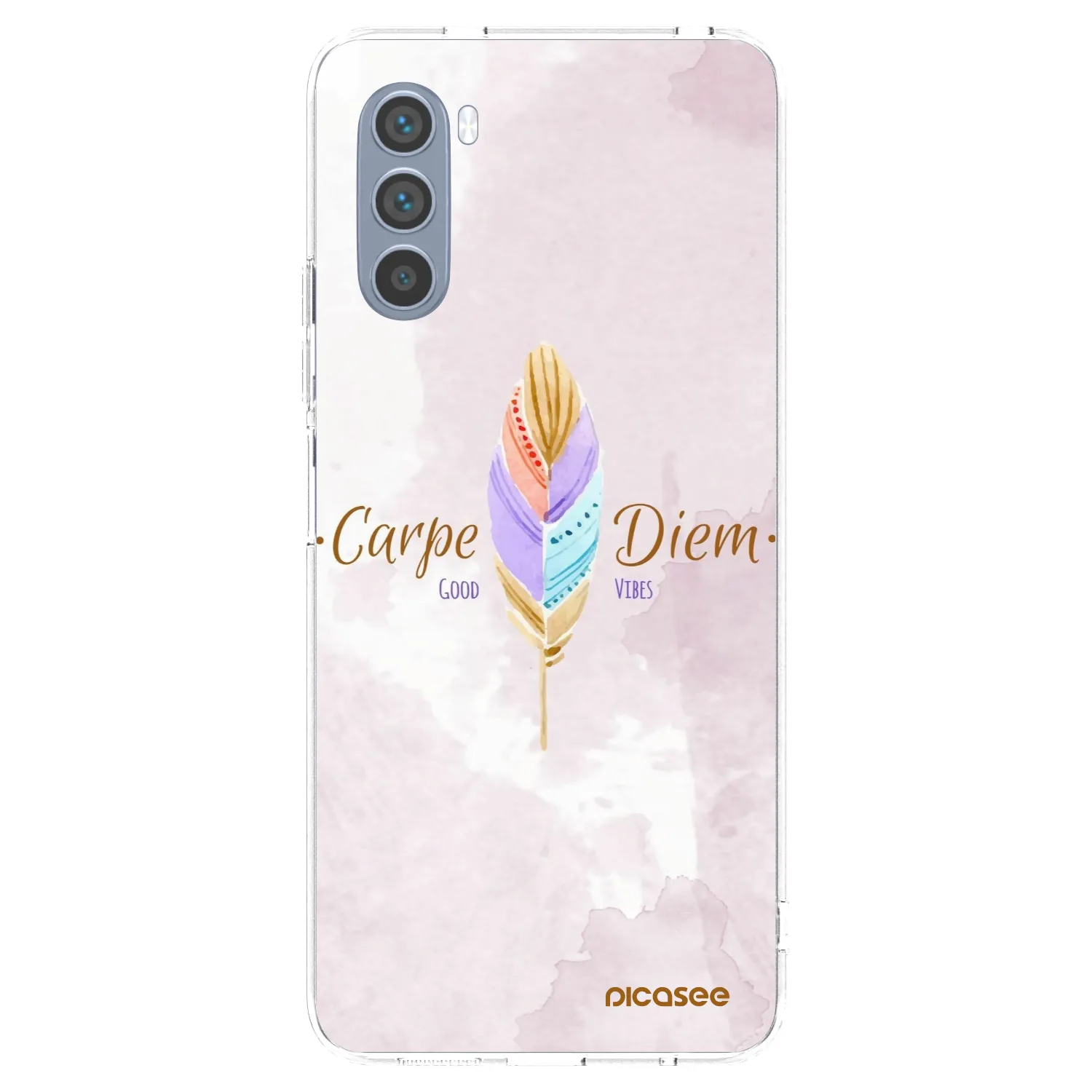 Picasee átlátszó szilikon tok az alábbi mobiltelefonokra Motorola Moto G62 - Carpe Diem