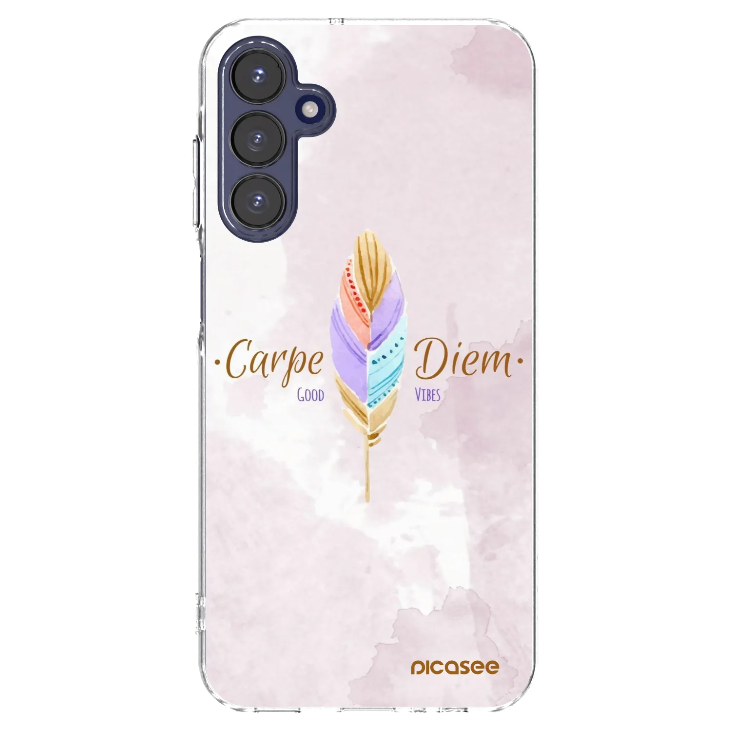 Picasee átlátszó szilikon tok az alábbi mobiltelefonokra Samsung Galaxy A15 A155F 4G - Carpe Diem