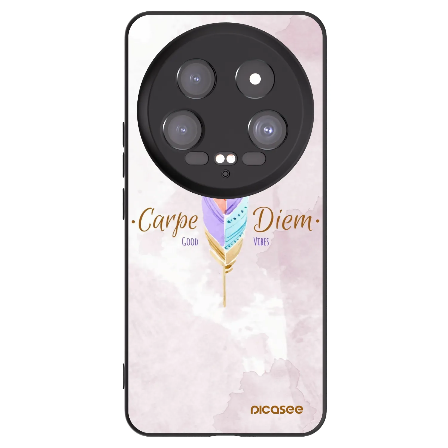 Picasee fekete szilikon tok az alábbi mobiltelefonokra Xiaomi 14 Ultra - Carpe Diem